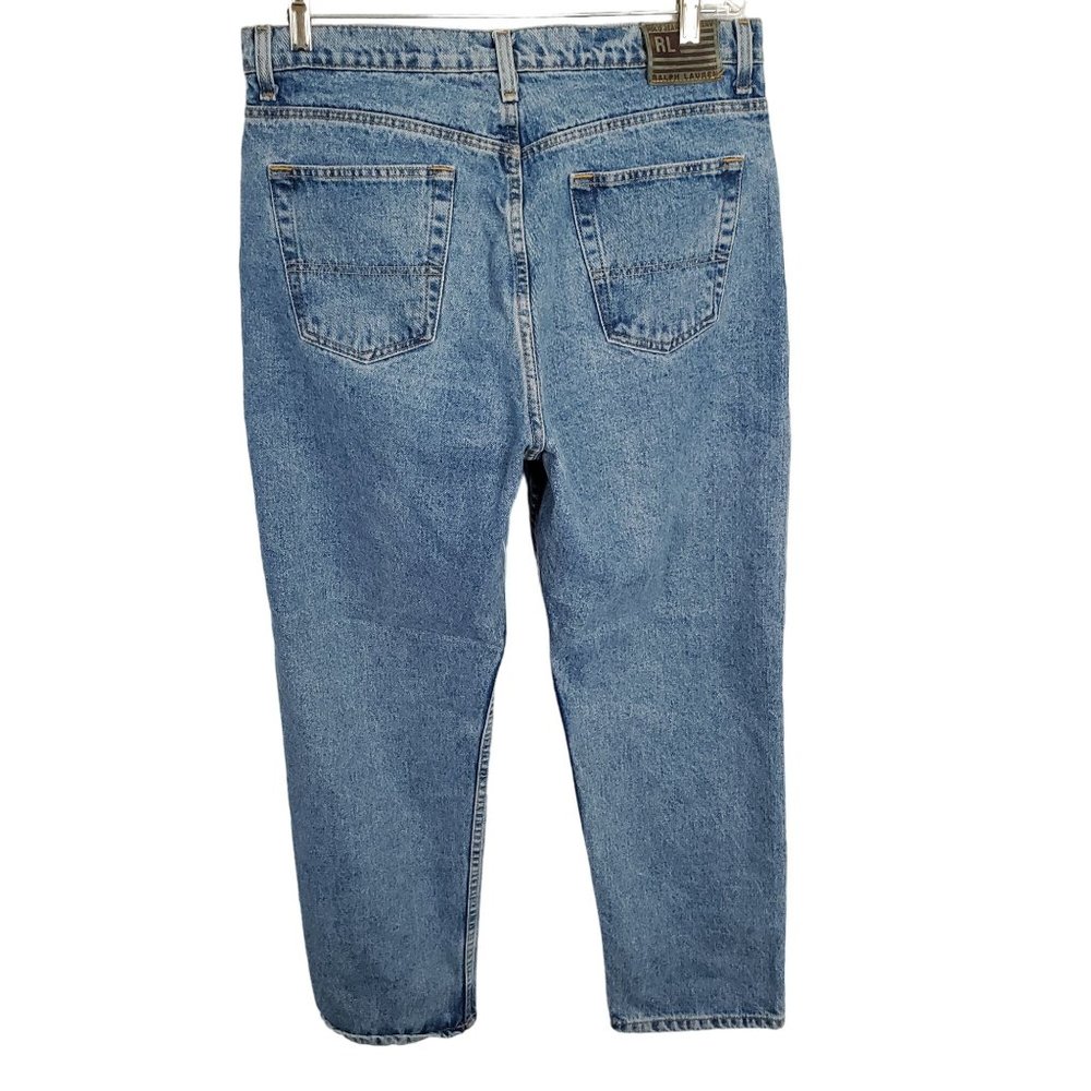 Polo Jeans Company Ralph Lauren Mens Sz 36x30 Jeans Denim Relaxed Hi Rise 35X29 - Picture 3 of 11
